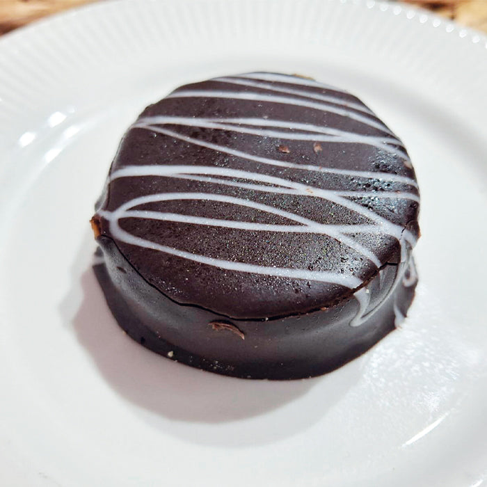 Alfajor de manjar sin gluten