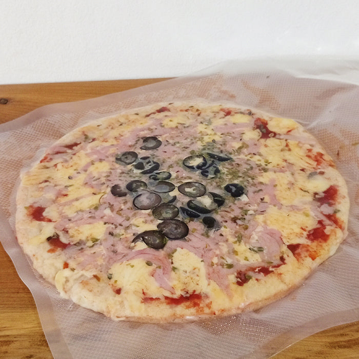 Pizza jamón 20 cm libre de gluten y lactosa