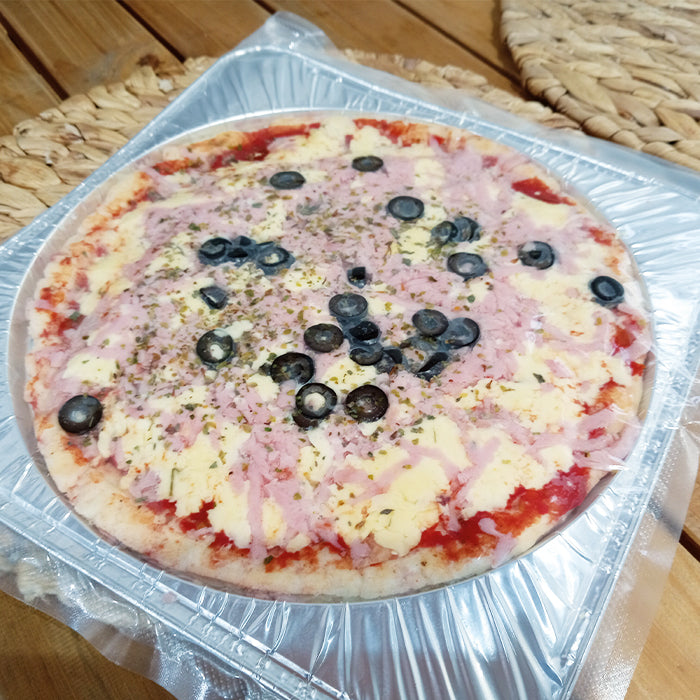 Pizza jamón 26 cm libre de gluten y lactosa