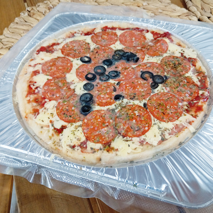 Pizza pepperoni 26 cm libre de gluten y lactosa