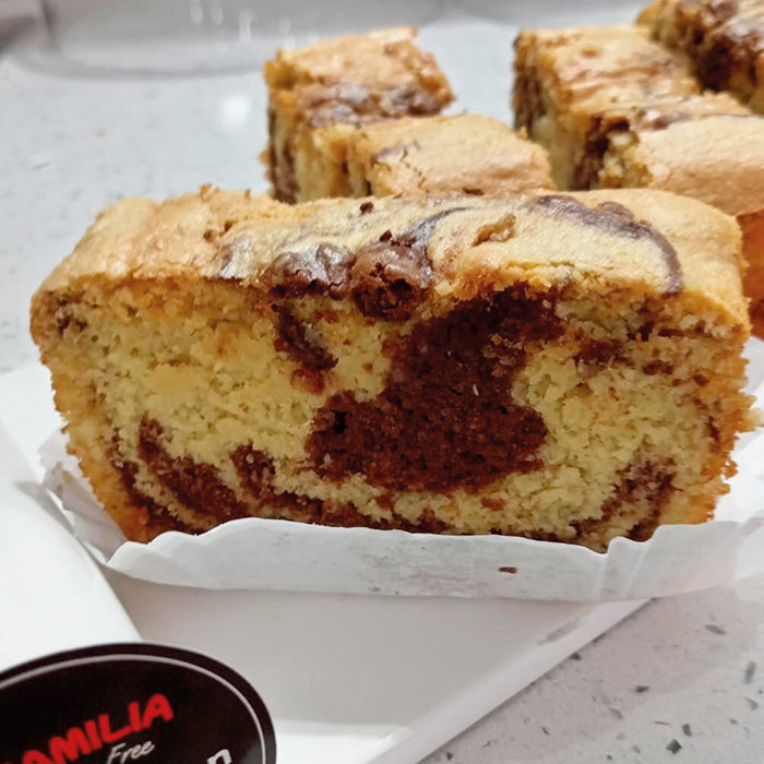 Queque mármol sin gluten