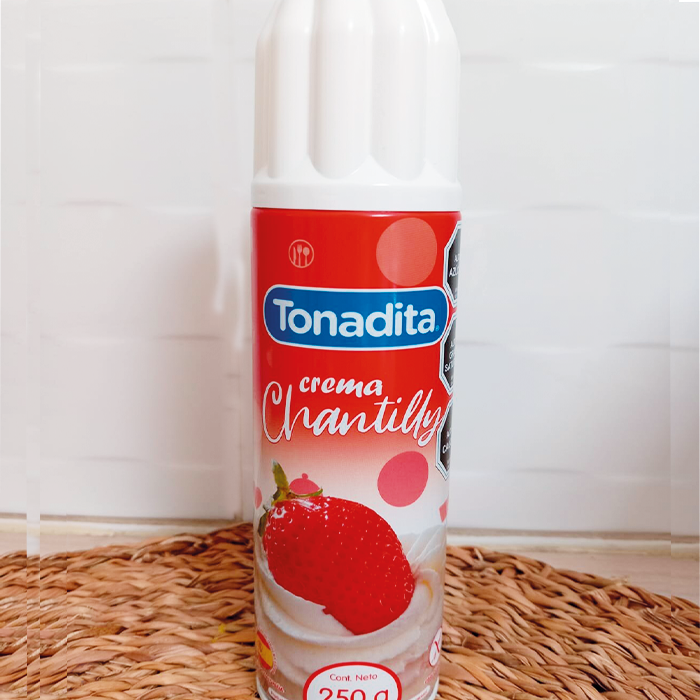 Crema chantilly sin gluten