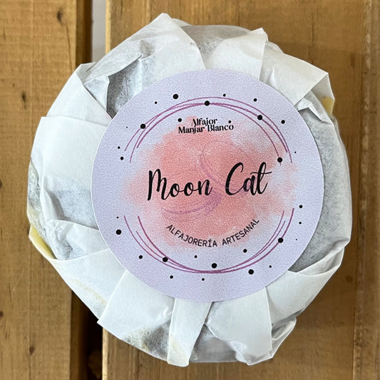 Alfajor Moon cat sin lactosa manjar blanco