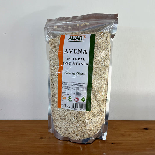 Avena Integral Instantánea Aliar Foods x 1 Kg Sin Gluten