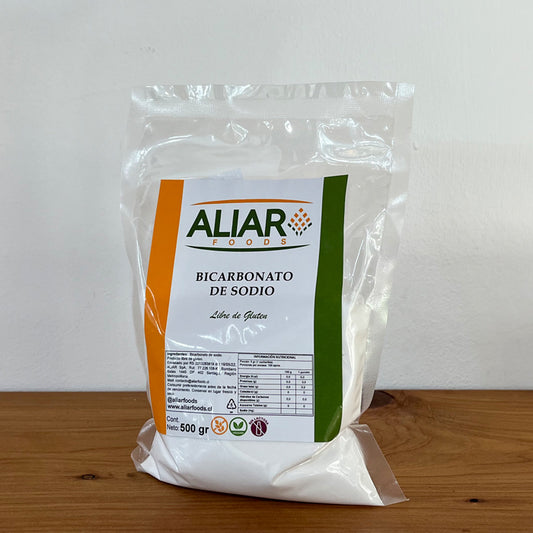 Bicarbonato de Sodio 500gr Sin gluten