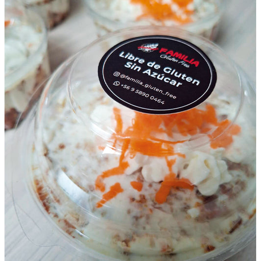 Carrot cake sin culpas- libre de azúcar- low carb