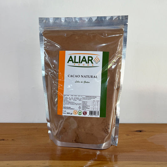 Cacao Natural 500gr Sin Gluten