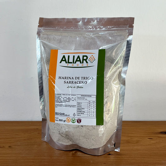 Harina de Trigo Sarraceno Aliar Foods x 500 gr Sin Gluten