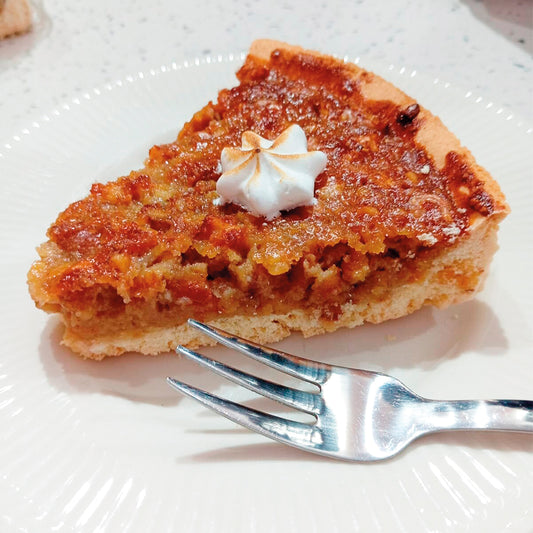 Trozo de Kuchen de nuez libre de gluten