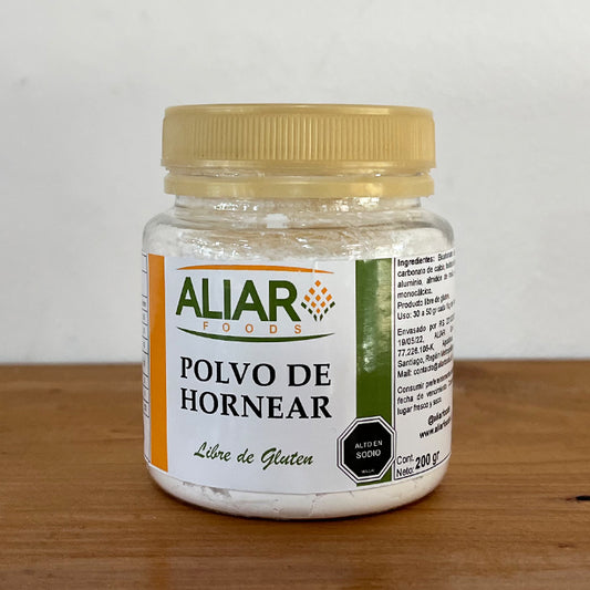 Polvo de Hornear Aliar Foods x 200 gr Sin Gluten