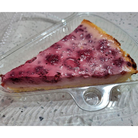 Tipo Cheesecake de frambuesas libre de gluten y sin lactosa