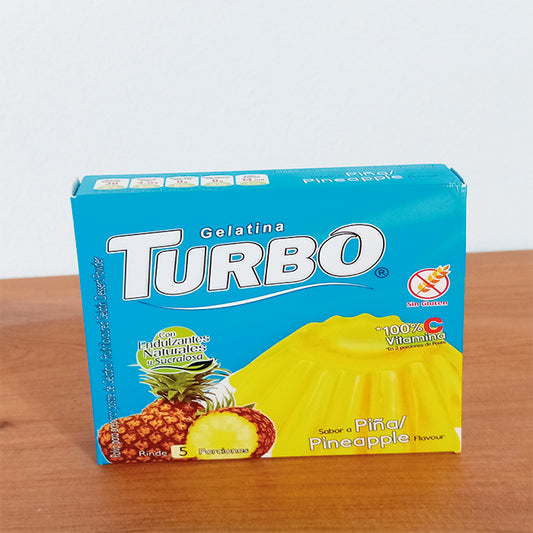 Gelatina piña libre de gluten